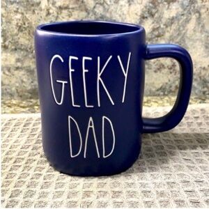 Rae Dunn “Geeky Dad” Mug – Navy Blue – NWT – 16 oz